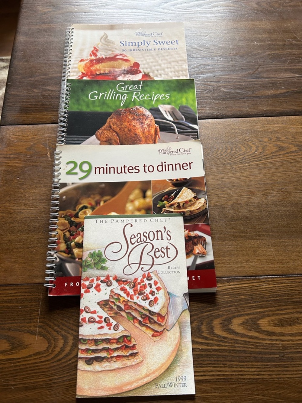 Pampered Chef Recipe Books